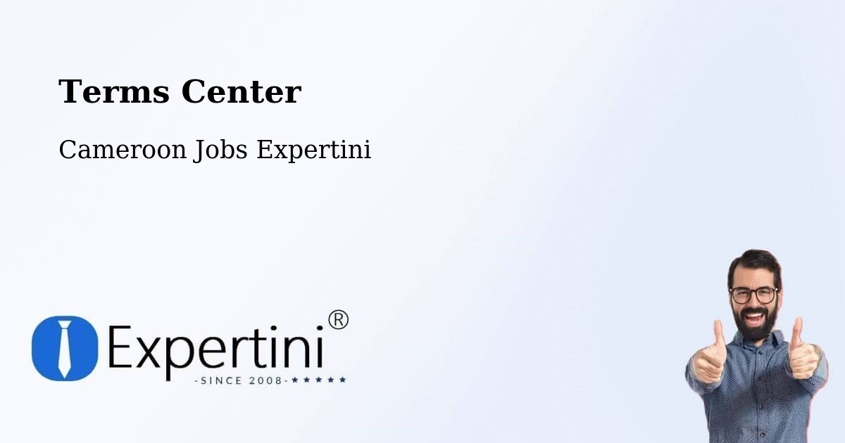 Terms of Service – Manjo - Cameroon Jobs Expertini